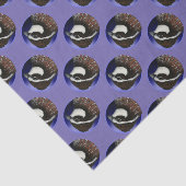 Papier Mousseline Cercle de tête de caille Bobwhite (Détail)