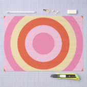 Papier Mousseline Cercle des 70 Vintages rétro super (Artisanat)