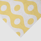 Papier Mousseline Cercle jaune et Motif des yeux (Détail)