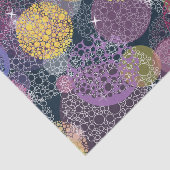 Papier Mousseline Cercle mignon abstrait de point de polka (Détail)