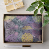 Papier Mousseline Cercle mignon abstrait de point de polka (Cadeau)