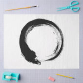 Papier Mousseline Cercle Zen Enso (Artisanat)