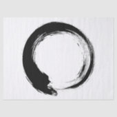 Papier Mousseline Cercle Zen Enso (Recto)