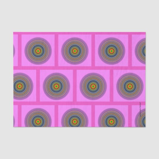 Papier Mousseline Cercles (Recto)