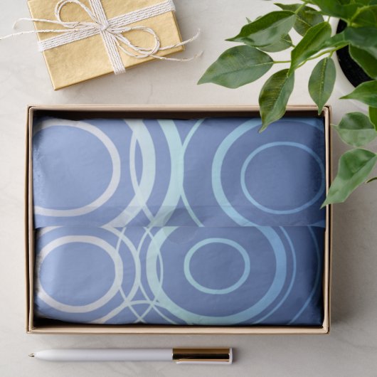 Papier Mousseline Cercles (Cadeau)
