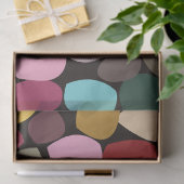 Papier Mousseline Cercles Abstraits colorés (Cadeau)