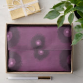 Papier Mousseline Cercles Abstraits prune violet points Découpage (Cadeau)