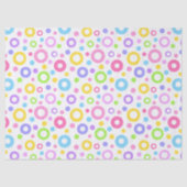 Papier Mousseline Cercles colorés Pastel (Recto)