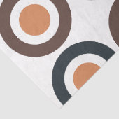 Papier Mousseline Cercles concentrés colorés Anniversaire (Détail)