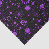 Papier Mousseline Cercles géométriques de la Parties scintillant Fau (Détail)