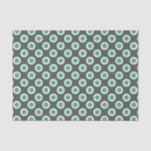 Papier Mousseline Cercles mixtes gris par Shirley Taylor