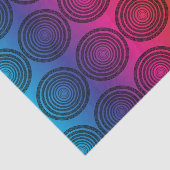 Papier Mousseline Cercles noirs tendance sur Rainbow Arrière - plan (Détail)