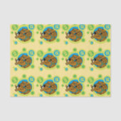 Papier Mousseline Cercles Scooby-Doo SD Badge (Recto)