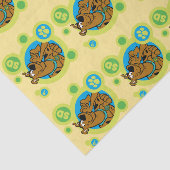 Papier Mousseline Cercles Scooby-Doo SD Badge (Détail)