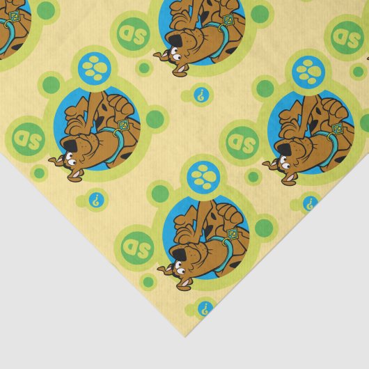 Papier Mousseline Cercles Scooby-Doo SD Badge (Détail)