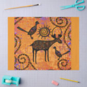 PAPIER MOUSSELINE CERF (Artisanat)