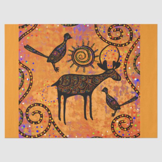 PAPIER MOUSSELINE CERF (Recto)