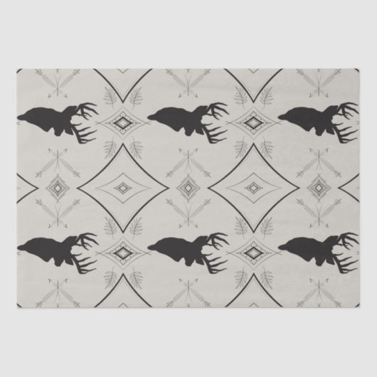 Papier Mousseline Cerf (Recto)