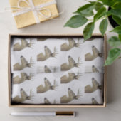 Papier Mousseline Cerf à queue blanche (Cadeau)