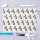Papier Mousseline Cerf à queue blanche (Artisanat)