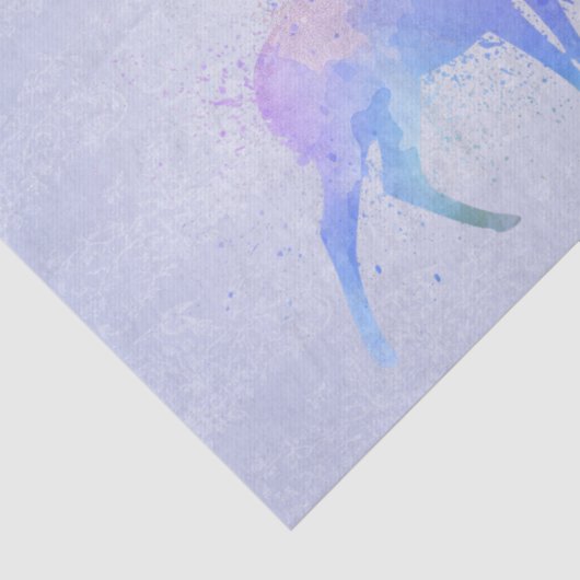 Papier Mousseline Cerf aquarelle (Détail)