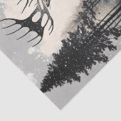 Papier Mousseline Cerf aux arbres (Détail)