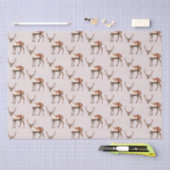 Papier Mousseline Cerf Élans Noël (Artisanat)