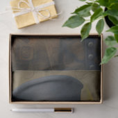 Papier Mousseline Cerf en costume, Casquette avec Fleurs 2 découpage (Cadeau)