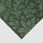 Papier Mousseline Cerf rustique vert vintage (Détail)
