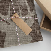 Papier Mousseline Cerf Toile de Jute Rustique