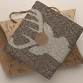 Papier Mousseline Cerf Toile de Jute Rustique