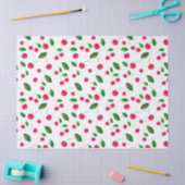 Papier Mousseline Cerise juteuse (Artisanat)