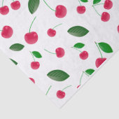 Papier Mousseline Cerise juteuse (Détail)