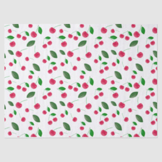 Papier Mousseline Cerise juteuse