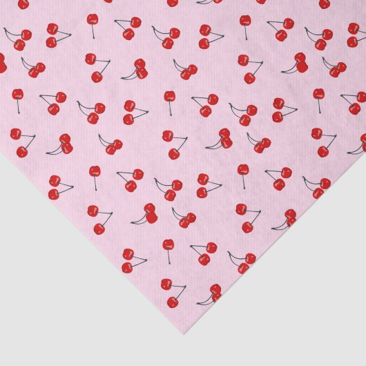 Papier Mousseline Cerises (Détail)