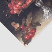 Papier Mousseline Cerises dans une compote d'argent par Fede Galizia (Détail)