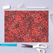 Papier Mousseline Cerises sucrées (Artisanat)