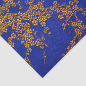 Papier Mousseline Cerisiers japonais floraux orientaux (Détail)