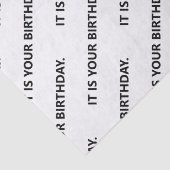 Papier Mousseline C'est ton bureau d'anniversaire (Détail)