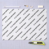 Papier Mousseline C'est ton bureau d'anniversaire (Artisanat)