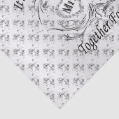 Papier Mousseline C'est ton mariage - Argent (Détail)