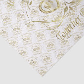 Papier Mousseline C'est ton mariage - l'or (Détail)