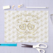 Papier Mousseline C'est ton mariage - l'or (Artisanat)