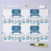 Papier Mousseline C'est un Baby shower garçon papier (Artisanat)