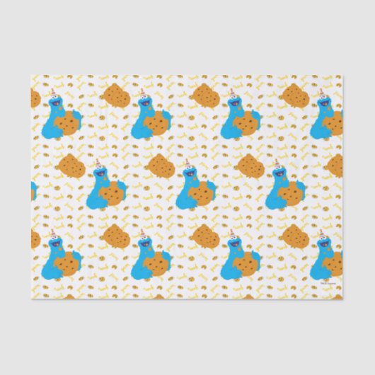 Papier Mousseline C'est un Motif de la fête des cookies (Recto)
