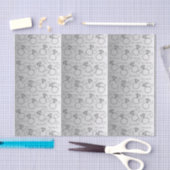 Papier Mousseline CETTE ANNEAU......Papier .Tissue (Artisanat)