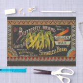 Papier Mousseline Chaîne Étiquette de haricot Vegetable Pays (Artisanat)