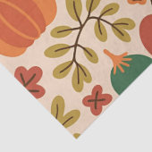 Papier Mousseline Chalet Citrouille d'Halloween d'automne à main lun (Détail)