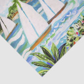 Papier Mousseline Chalet rouge de la Baie II (Détail)