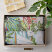 Papier Mousseline Chalet rouge de la Baie II (Cadeau)